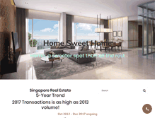 Tablet Screenshot of homesweethome.com.sg